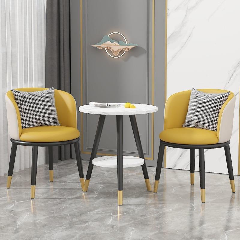 阳台休闲家椅酒椅店桌椅茶桌SRK组合一桌两椅三件套接待桌洽谈桌