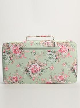 新款300复合布侧拉链铅笔收纳包提欧术美风跨境美83099彩铅手孔铅