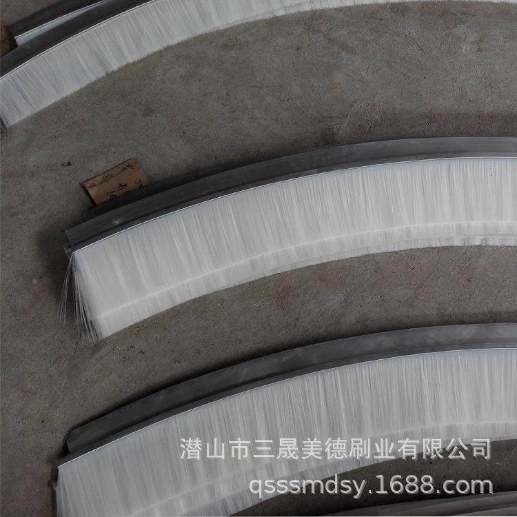 铝合金毛条刷业毛刷H工型F床型T型刷机柜挡水80256刷门底密封