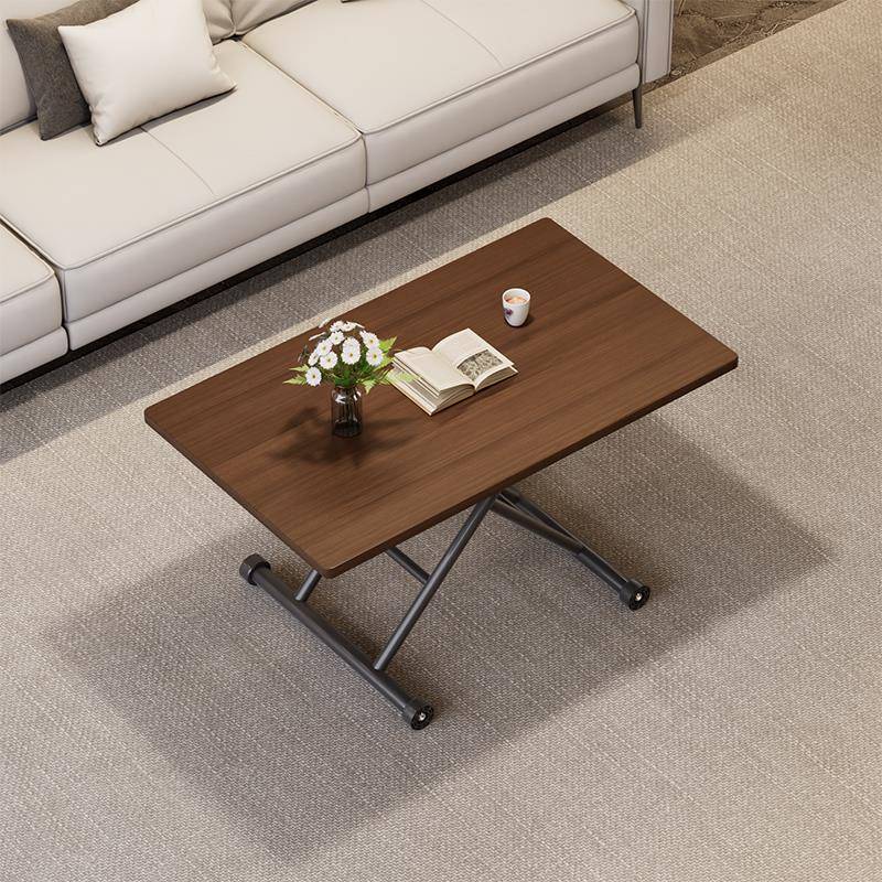 易简H&升降子茶几家用饭桌新款折叠桌可折叠升桌降桌餐桌伸VQR缩