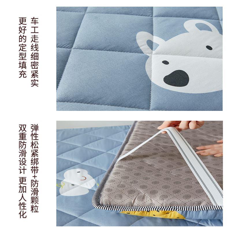 地铺床懒Q人打躺床折地叠午迷床垫榻你I榻牌:qita米软垫夏季休单