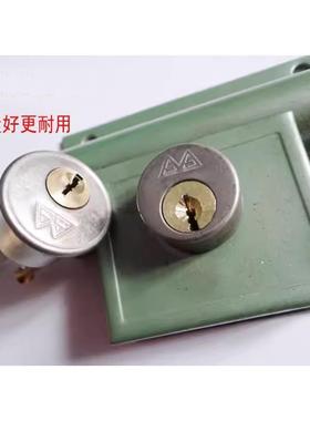 农QJM村铁锁大庭齿条双开门大门门锁木门街扇防盗锁院老式通用型