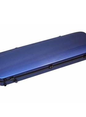 蓝色钢玻无品牌/璃PC小提琴硬盒琴盒