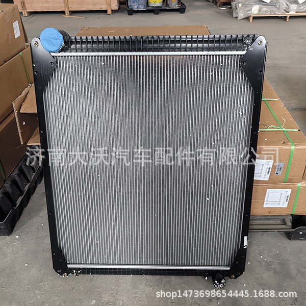 一汽解放J6J6P自卸车牵引卡车配件发动机冷却水箱总成风冷铝水箱