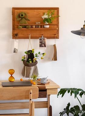 电表装饰配电箱遮挡盒改造创箱意置物架红樱桃实木电闸96230挂画