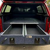 五十铃DAX改猛禽F150坦途M长城炮车床抽PEQ屉伸缩式 装 行李置物箱