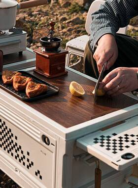 户品外12239营装备用收纳箱露汽车子后备箱折叠免安装车载用品收