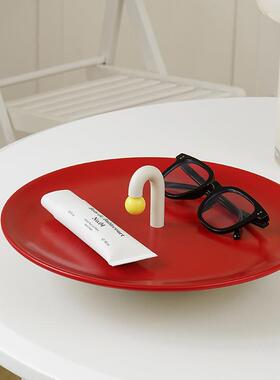 W入OZOOM家用钥匙桌收纳托盘面整理置户TAJ物架玄关摆件装饰品