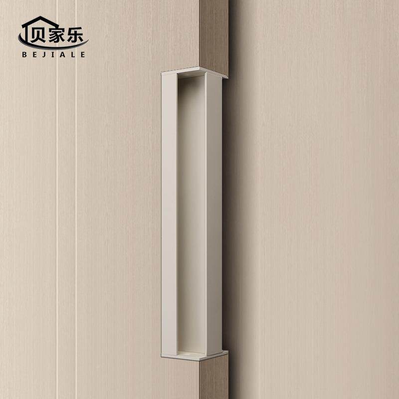 德系口袋门拉SOI手浴室推拉木门嵌入式门防隐把手趟门移门撞形暗