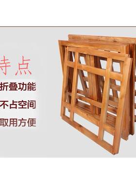 A用9L折叠火架冬F7558HM9季多功能学习餐桌取暖桌炕家正方形桌烤