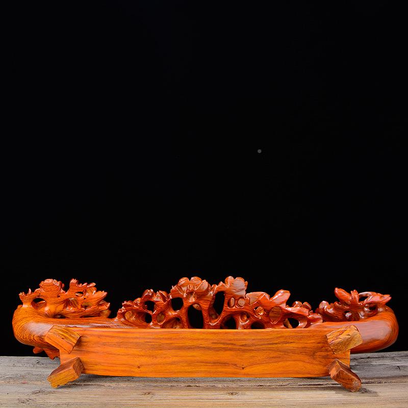 雕TBTr5NFp木摆件喜上眉梢实木质意雕刻如家居客厅饰办公装开业店