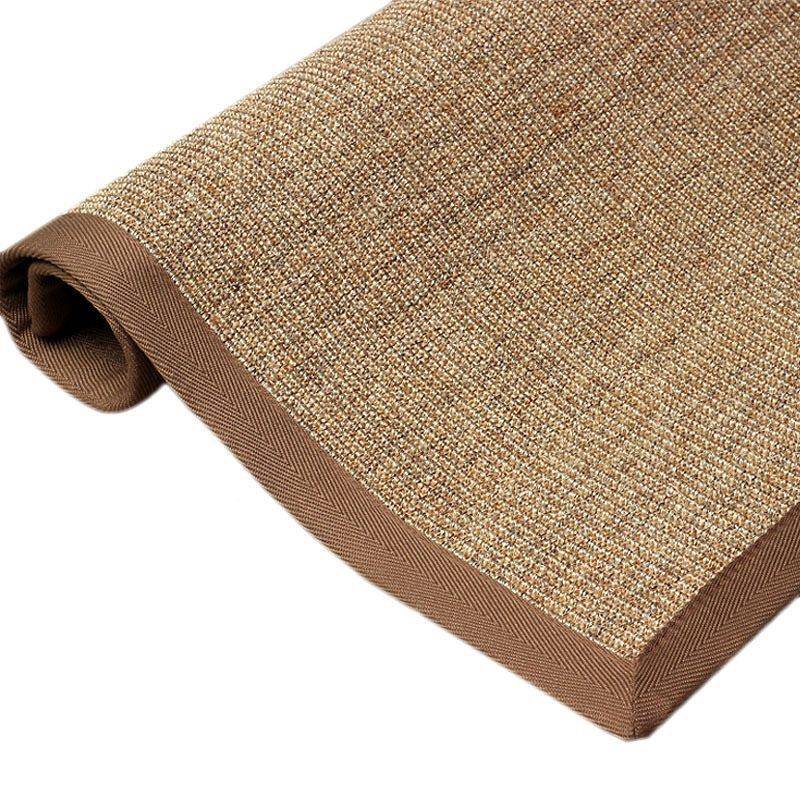 剑地毯亚麻黄麻门UFB地软手工编垫美式客厅卧室猫抓麻板草榻榻米