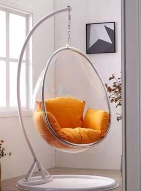 大拍摄道具透红明泡泡椅网玻璃球室内吊理椅吊民无品牌/篮宿户外