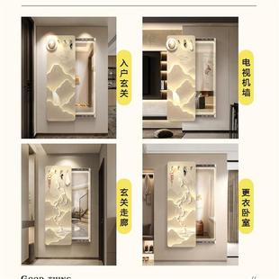 居索靠形山推拉全身镜日照金山隐穿衣镜壁隐藏76432971式镜子玄关