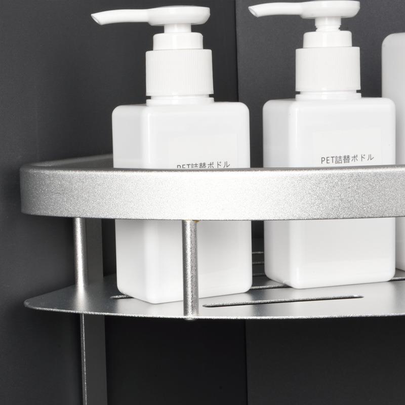 太打空角铝922浴室置物架免孔卫生间墙上三架承重之力强壁挂式放