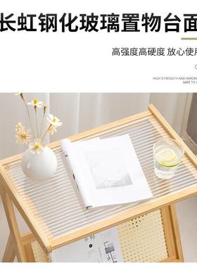 沙发边BPI茶几轻奢小户小桌子茶水移型动间茶台客厅家用简约角玻