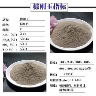 刚微品粉电玉子产棕喷砂研磨用棕刚玉微粉高硬度无品牌/棕刚玉粉