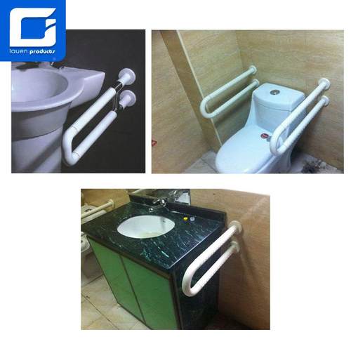 扶手厂家型18446手扶手扶孕妇残疾人厕所扶U手固定铝合金扶手浴室