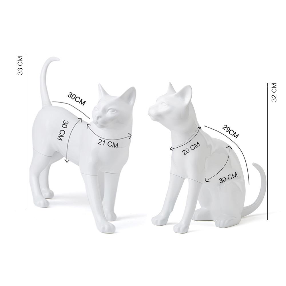 宠创物猫服thlolo$*装展示架服模猫特衣橱窗摄影拍照道具意猫模型