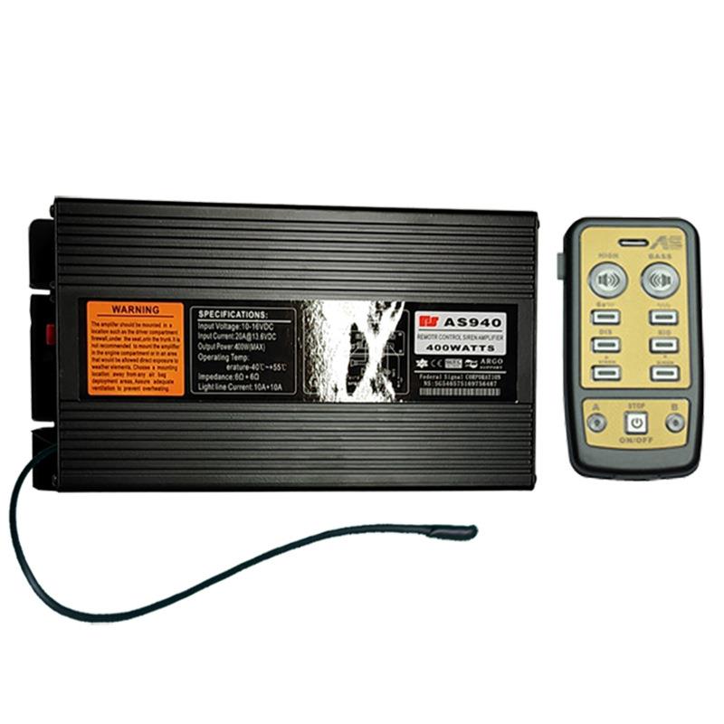 9源头工厂：400W大功率车载薄喇叭1AS940S+1超8音警报器主带机话