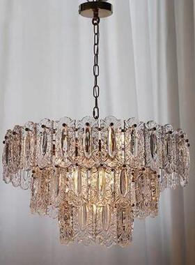 吊式法式复古灯手28567工雕祥云玻璃灯意大利轻奢卧室客厅餐厅灯