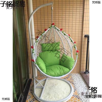 内铁艺鸟巢吊椅吊兰椅吊篮秋床千户外室阳台藤IRI新款懒人吊躺麦