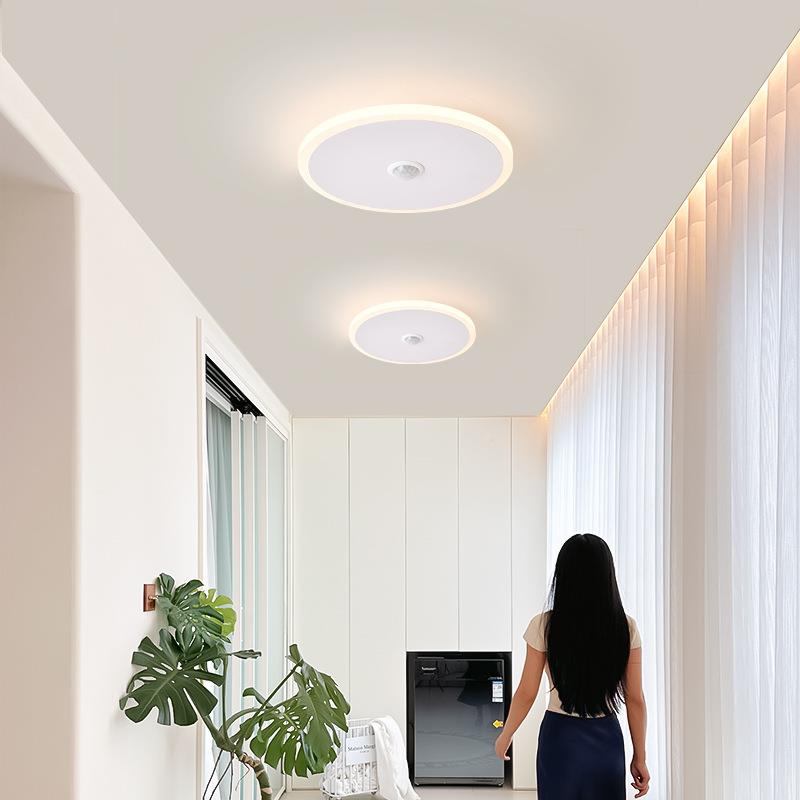 跨境直供雷达过梯人体顶感应灯智能led吸灯道走廊灯SXV楼灯楼道灯