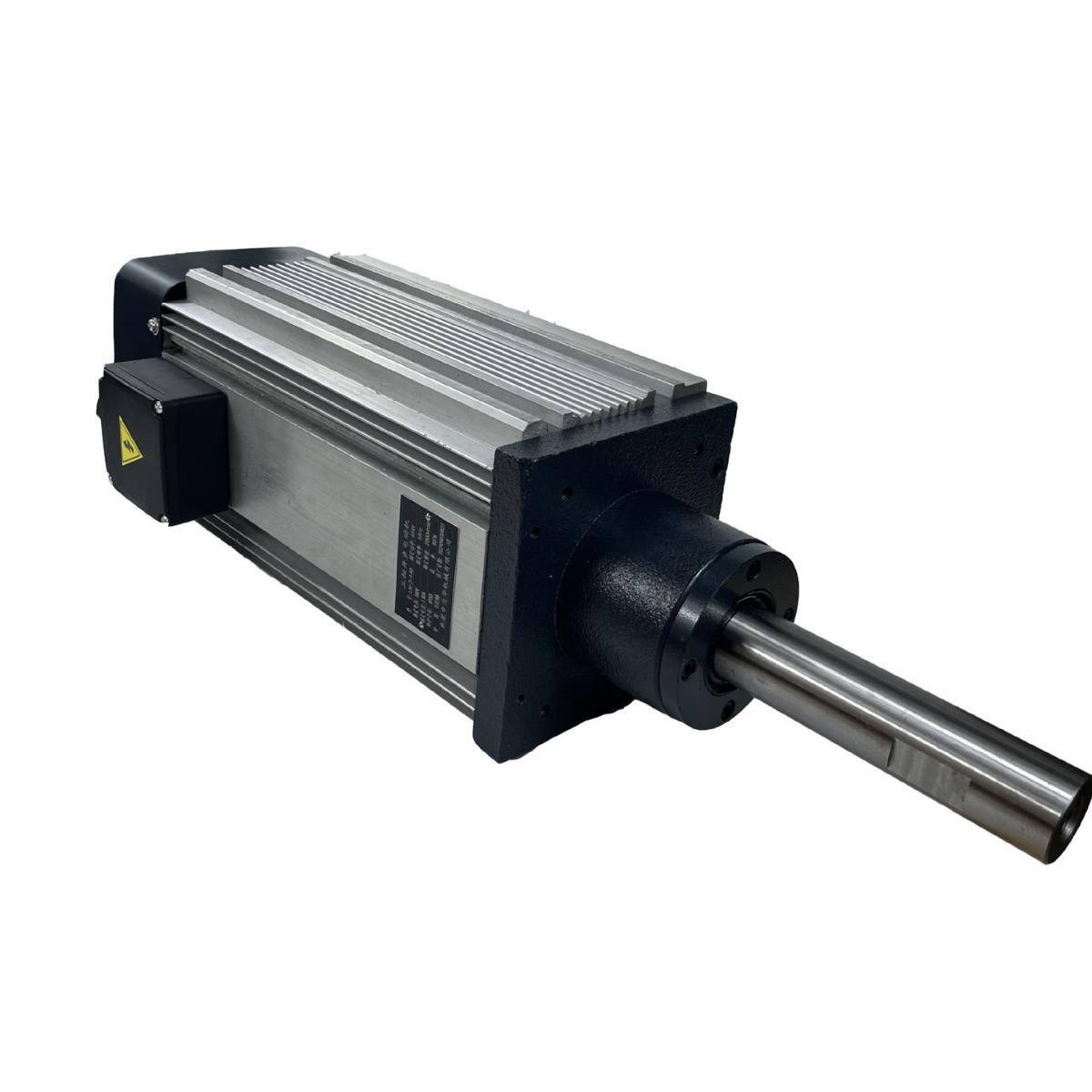 东莞PFS厂机家铝壳长轴电主机打抛光轴电机高速风磨冷方形电动-4K