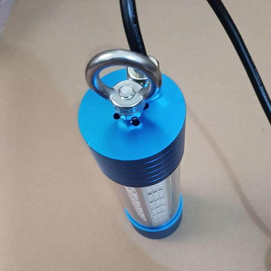 高LED水下诱鱼灯110vv-220车头载点烟插12v亮夜钓灯集鱼96605灯吹