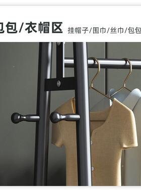 挂衣落地卧室置衣帽架可动物室内移家用客厅简易87795秋冬架晾晒