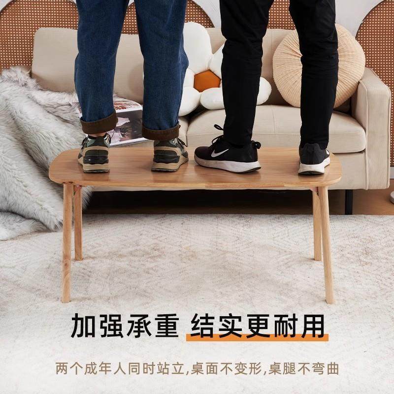 折叠简约小可桌茶几出租屋小户型客TSP厅餐桌两用卧学习小子室矮