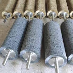 2962全可国定不锈钢钢丝辊丝工业镀铜刷辊金属抛光除锈去刺刷毛辊