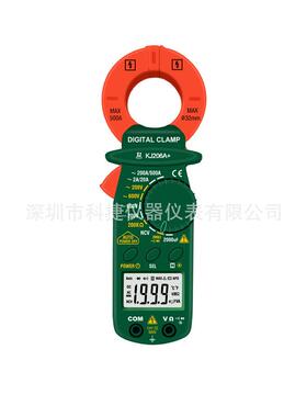 KJ206A+K2J06A小型数电字钳形表万用表测电+流压电阻电容2000μF