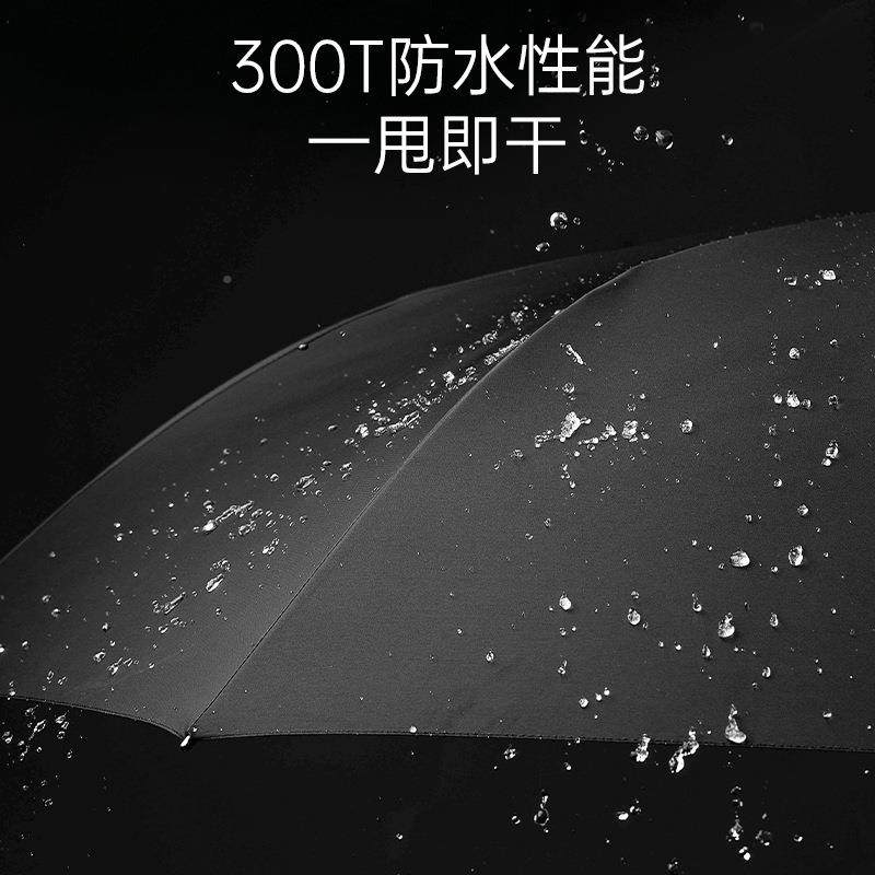 都长柄雨伞自加固加厚超DLH大号直柄动左杆结实男女晴雨两直用抗