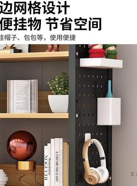 型洞5窄0宽洞节板床头柜上方置物架收纳架床头多层可调书架96616落地