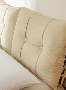 床头F995TM6H罩简软套包背垫全包约皮木床头套防撞防尘改造2靠025