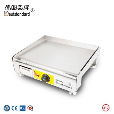 动扒力用电炉手抓饼机器商速热加厚铁板新烧设备鱿鱼机器铜FYP锣