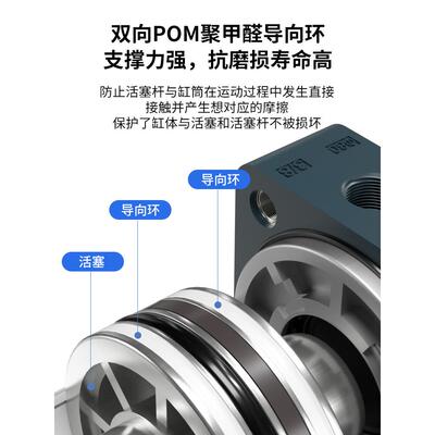 气动小型标准气缸SU32X43790X50X63X80X12075X125X150X1X750*200X