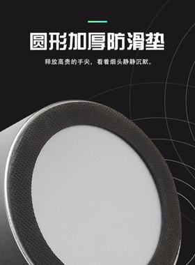 新款办金属个烟性创缸意开44101合灰家用公室带盖防飞灰高颜值烟