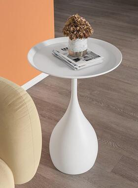 简小圆桌茶沙发边几轻奢迷你极52543简床头小几圆几约现代计设师