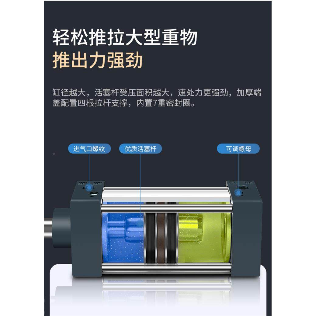 亚2355德准客型标气缸SC80400X500X600X700X800X850XX900X11X00-S