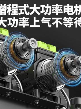 德芝型浦空压机打气泵34045小国220v空气压高缩机无油低音工业级