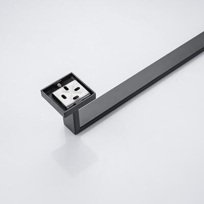 跨境货源四色拉锈丝拉丝金单杆件套304黑不钢卫生间纸87226巾架置物架