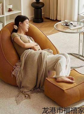 懒人发榻米客厅单人小榻户型豆袋卧沙房sG27Xkyf间椅子网红室阳台