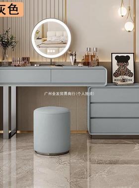 奶油风实木奢梳妆台卧轻室化妆台柜收纳斗柜体小79199型一网红新