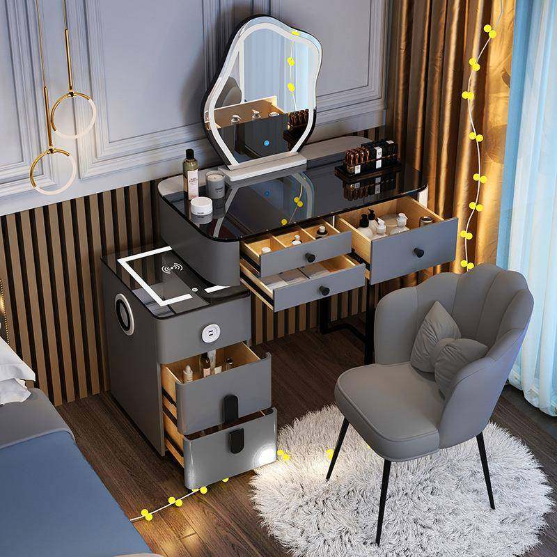 小户型智能无线充电化妆台卧室现代简约轻奢网红化妆桌收纳柜一体,鲜花速递/花卉仿真/绿植园艺,割草机/草坪机,淘宝优惠券,粉丝福利购,淘宝优惠卷
