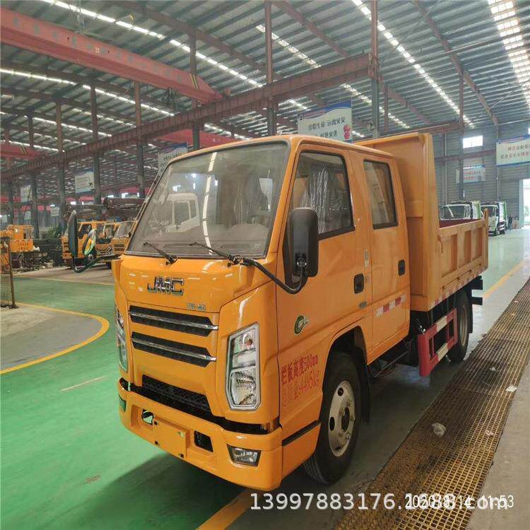 国六江铃双排座自卸式垃圾车上蓝牌不超重上户无忧公路养护车