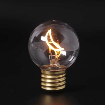 新款G80塑料灯泡螺口LED灯装饰形状灯丝灯创意氛围彩色异型灯泡