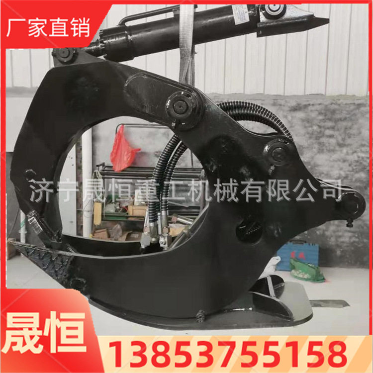 树墩起根剪切器液压树墩直拔机枯木起苗器厂家挖机树根挖拔器