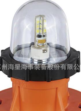 工厂救生艇频闪示位灯HXQD-3救生筏固定式照明灯